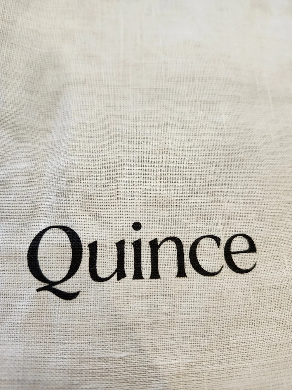 Quince European Linen Duvet Cover King Cal King Light Gray NWT